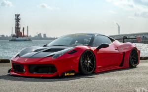 Ferrari 458 Italia Red&Black by Liberty Walk 2019 года